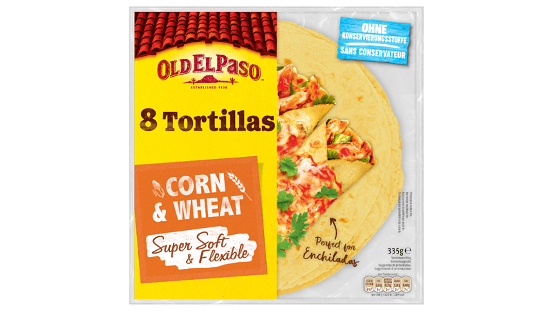 Eight Tortillas Corn And Wheat Super Soft